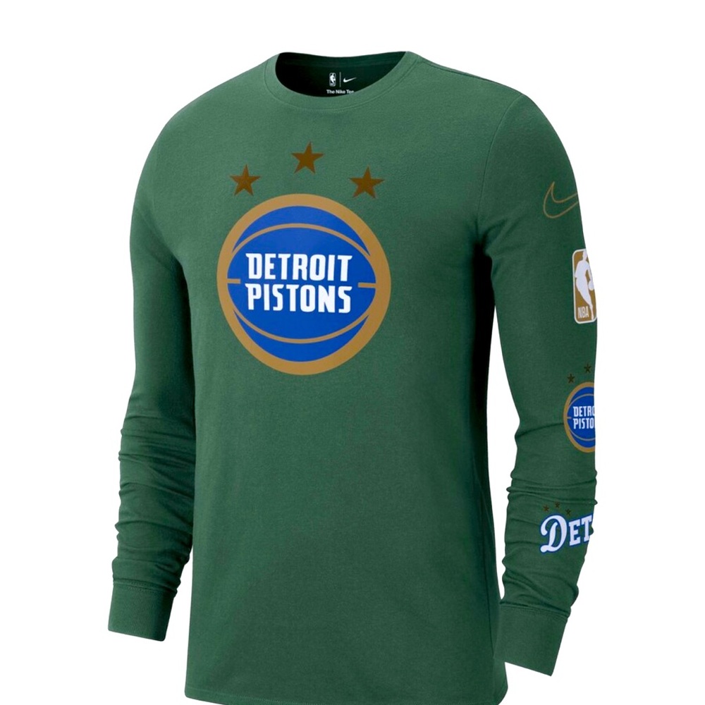 COPY - Pistons Nike long sleeve.   Size Medium